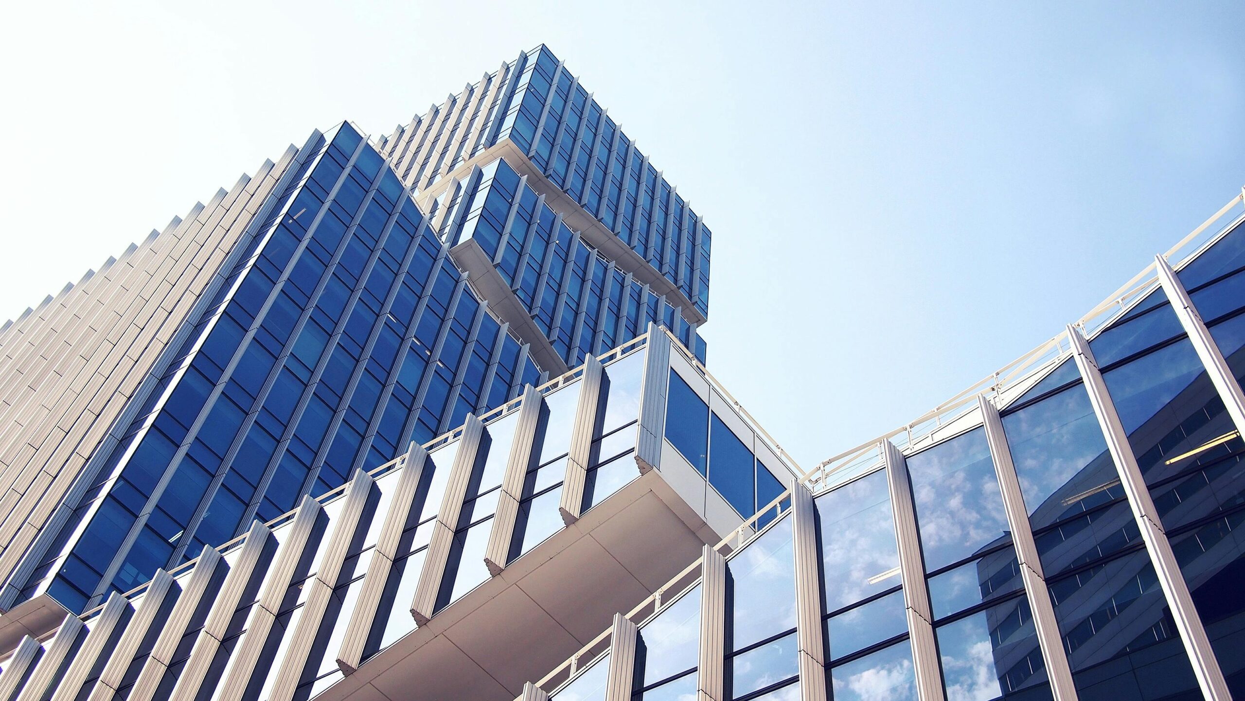 a low angle view of a building